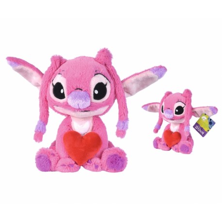 (Mis 3) STITCH Angel Peluche con Cuore 25cm…x24